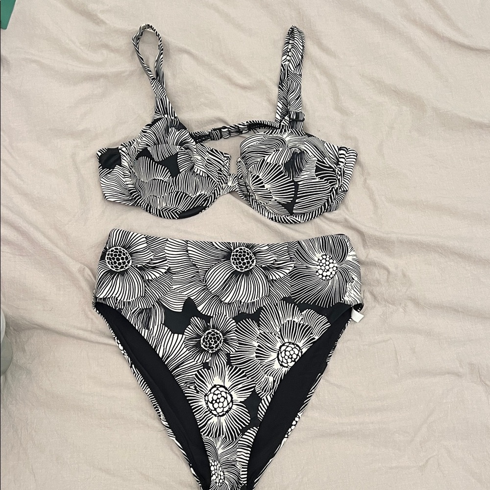 Express High rise bikini set